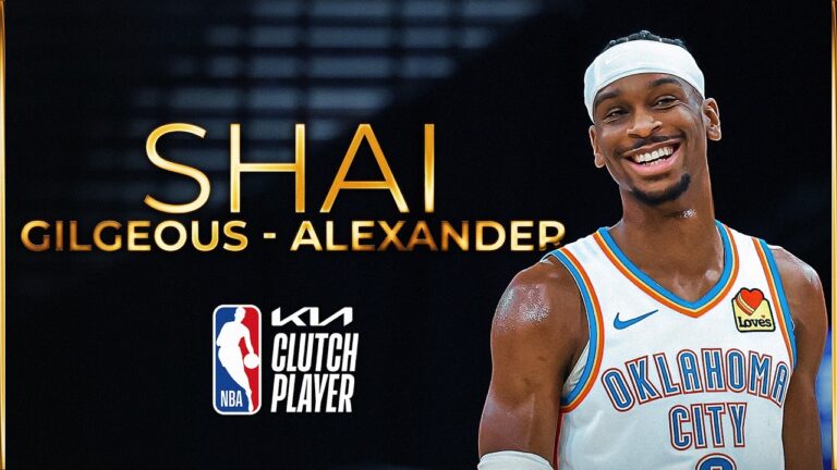 Shai Gilgeous-Alexander Wins The 2025-26 Kia NBA Clutch Player of the Year!