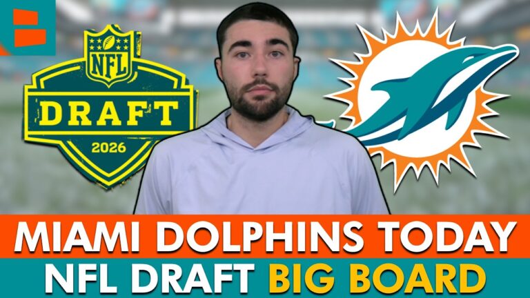2026 Miami Dolphins Draft Big Board: Top 30 Prospects, Nic Rohloffs Guys & NFL Draft Superlatives