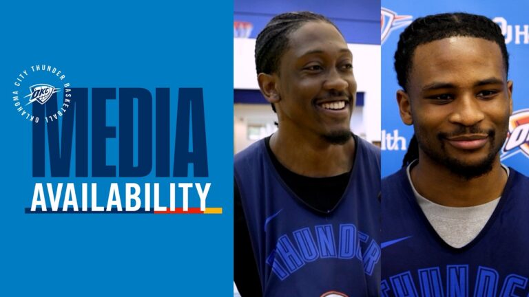 Shootaround Media with Cason One on One with JDub April 2, 2026 OKC Thunder