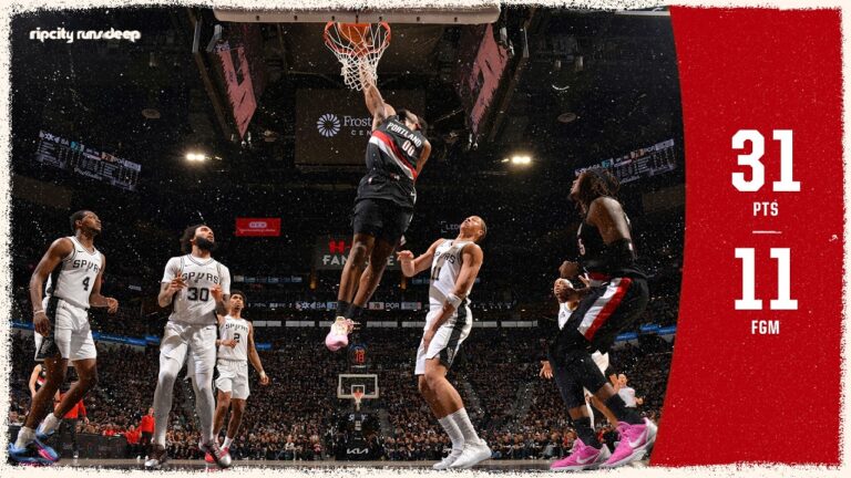 Scoot Henderson Explodes for 31 Points in Playoff Win! Portland Trail Blazers April 21, 2026