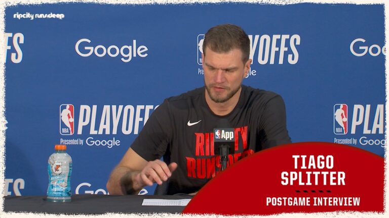 Tiago Splitter On Emotional Game 2 Win in San Antonio Portland Trail Blazers April 21, 2026