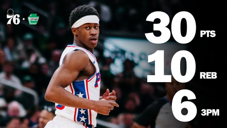 Edgecombe First Rookie Since Tim Duncan with 30 Points and 10 Rebounds in Playoff Game