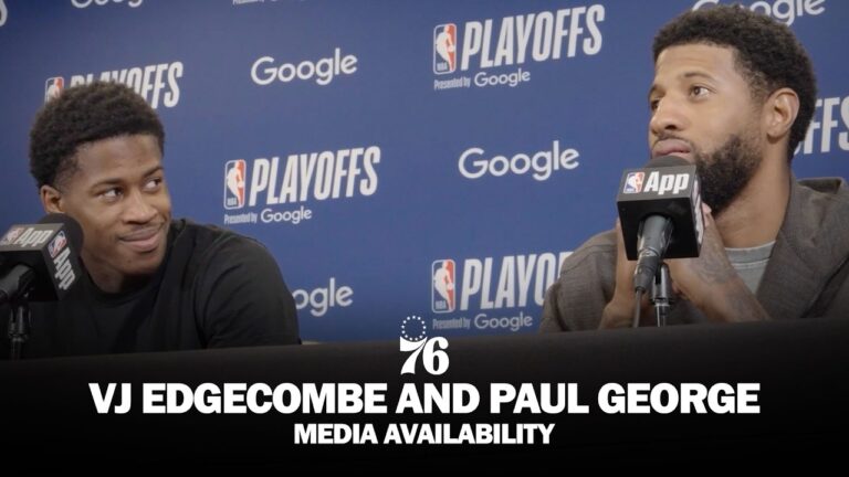 Philadelphia 76ers Postgame Media Availability VJ Edgecombe and Paul George 04.21.26