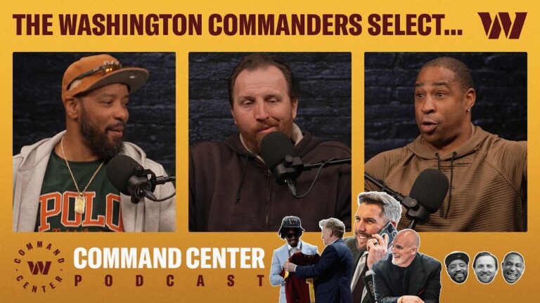 The Washington Commanders Select…2026 Draft Predictions Podcast Washington Commanders NFL