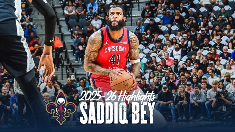 Saddiq Bey 2025-26 NBA Season Highlights New Orleans Pelicans
