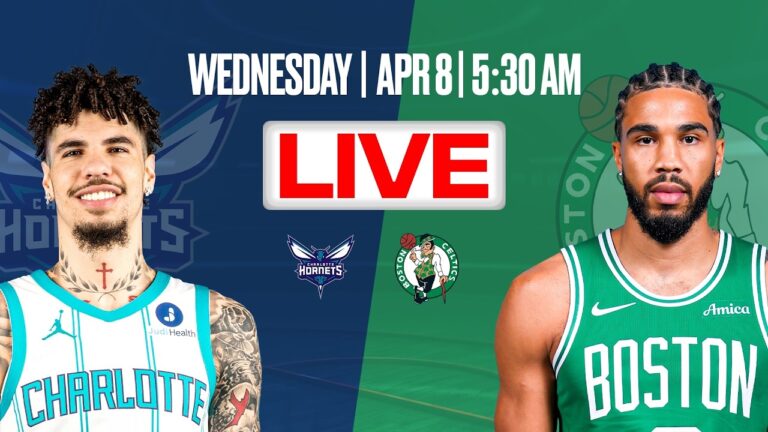 Charlotte Hornets at Boston Celtics Regular Season OFFICIAL LIVE STREAM