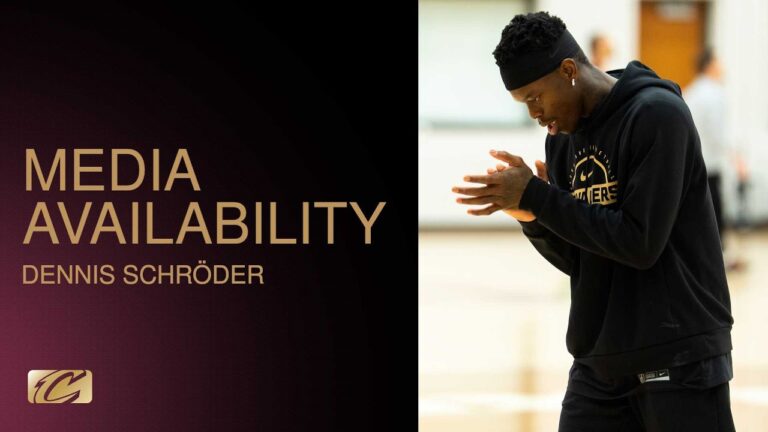 Cavs Practice Dennis Schröder Media Availability 04.22.2026