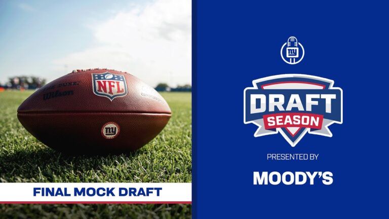 Final Mock Draft Draft Season New York Giants