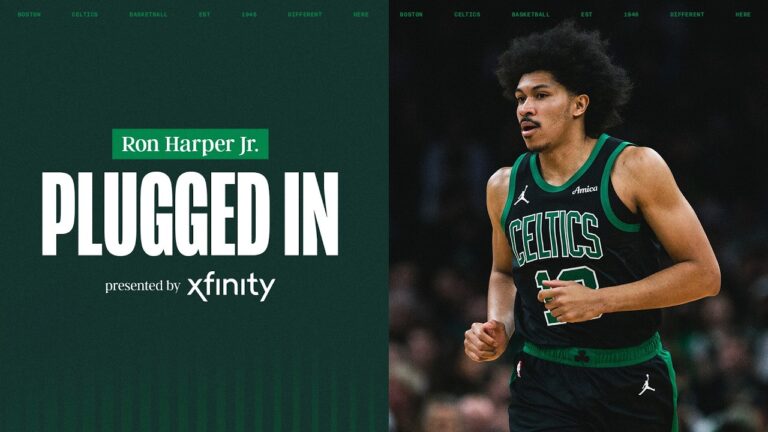 Ron Harper Jr. loves Boston because basketball is in his DNA Plugged In