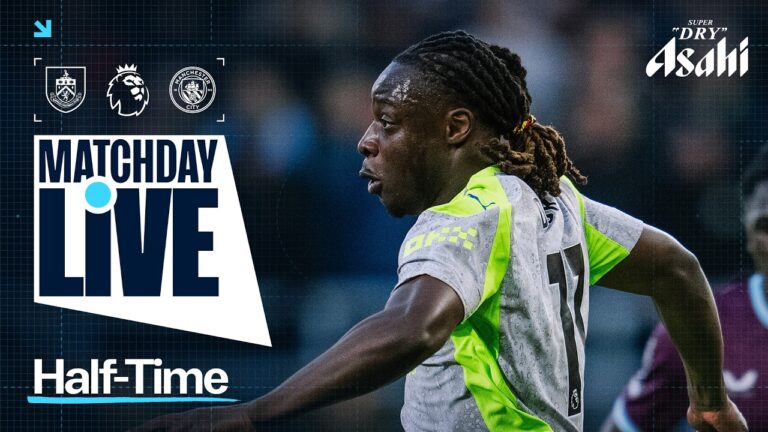 MATCHDAY LIVE! HAALAND STRIKES EARLY AS CITY LEAD BURNLEY! Burnley 0-1 Man City Premier League