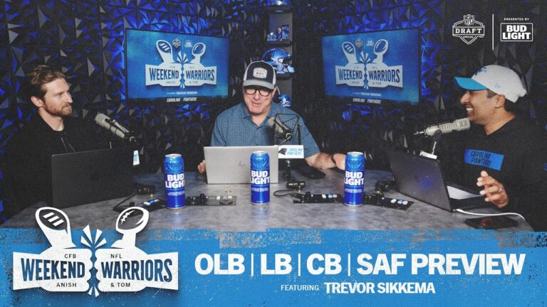 Weekend Warriors Draft Special Presented by Bud Light Ep 4: LBs and DBs Carolina Panthers