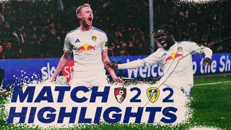 Longstaff scores 97th-minute volley! AFC Bournemouth 2-2 Leeds United Premier League highlights