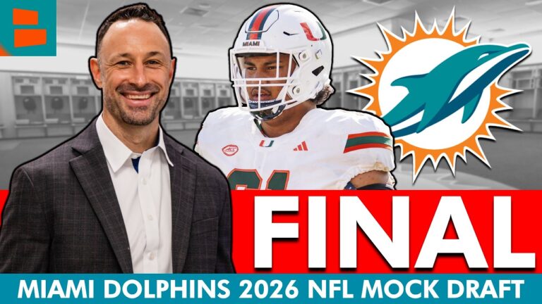 Final Miami Dolphins 2026 Mock Draft