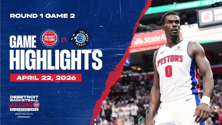 Detroit Pistons vs. Orlando Magic GAME HIGHLIGHTS 04.22.26
