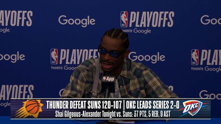 Phoenix Suns vs. Oklahoma City Thunder Game 2 Postgame Media Availability