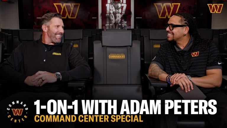 GM Adam Peters Previews the 2026 NFL Draft with Bryan Colbert Jr. Command Center Commanders
