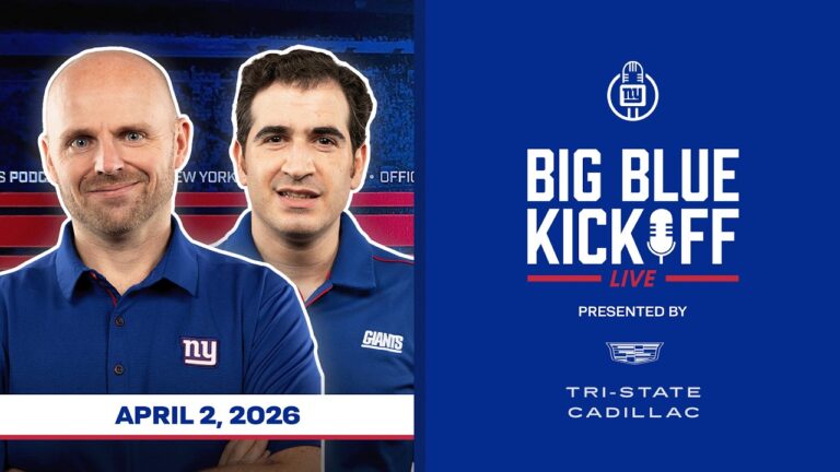 April 2, 2026 Big Blue Kickoff Live New York Giants