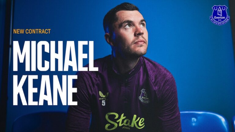 Michael Keane signs new Everton contract to make it a DECADE with the Blues!