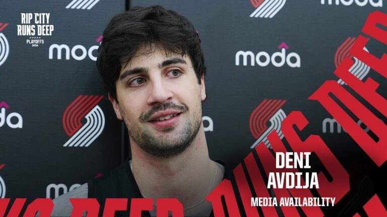 Deni Avdija Media Availability Portland Trail Blazers April 23, 2026