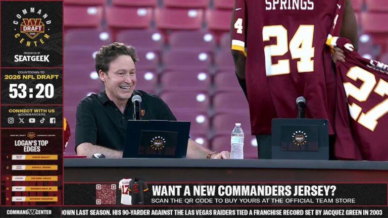 Command Center LIVE: Welcome to the 2026 NFL Draft! Pittsburgh, Ashburn & Landover