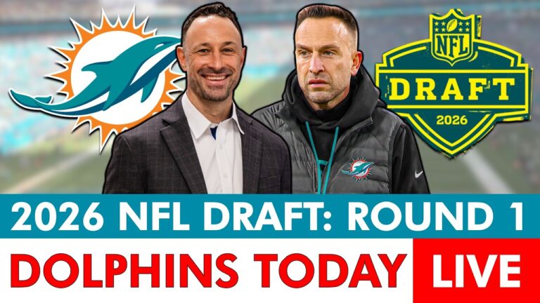 Miami Dolphins NFL Draft 2026 Live Round 1
