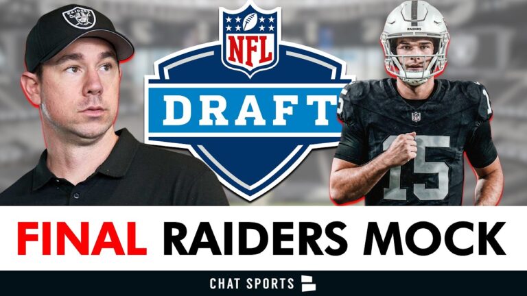 FINAL Raiders MOCK DRAFT Round 1 Trade Up Targets For Las Vegas