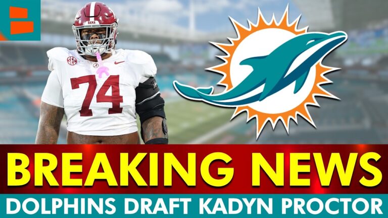JUST IN: Dolphins Select Kadyn Proctor With 12th Pick In 2026 NFL Draft Instant Reaction
