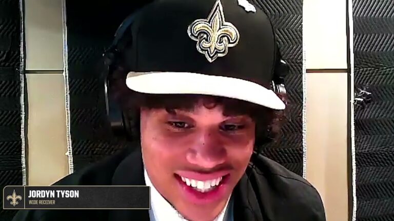 Jordyn Tyson First Interview with the Saints 2026 NFL Draft
