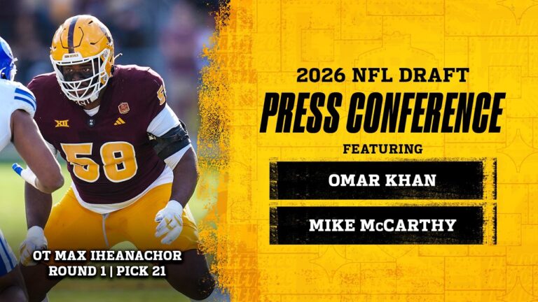 Steelers Pick OT Max Iheanachor (R1, P21) 2026 Post-Pick Press Conference Pittsburgh Steelers
