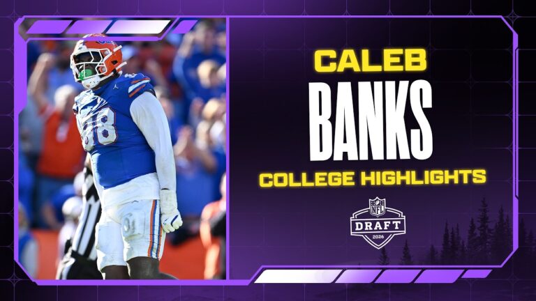 Caleb Banks College Highlights Minnesota Vikings