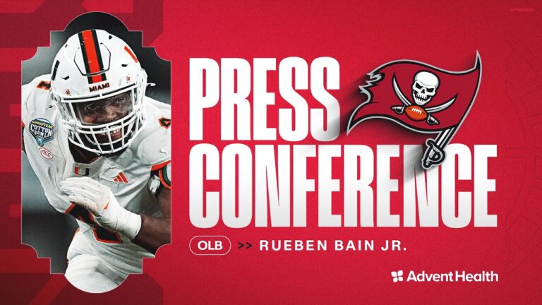 Ueben Bain Jr.: If Youre Not My Teammates, I Hate Em Press Conference Tampa Bay Buccaneers