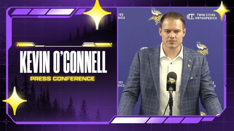 Kevin O’Connell Discusses Minnesota Vikings Selecting DL Caleb Banks in First Round 2026 NFL Draft
