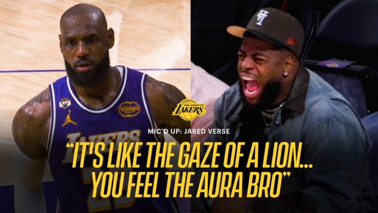 THE AURA BRO LA Rams Jared Verse Mic’d Up at the Lakers Game