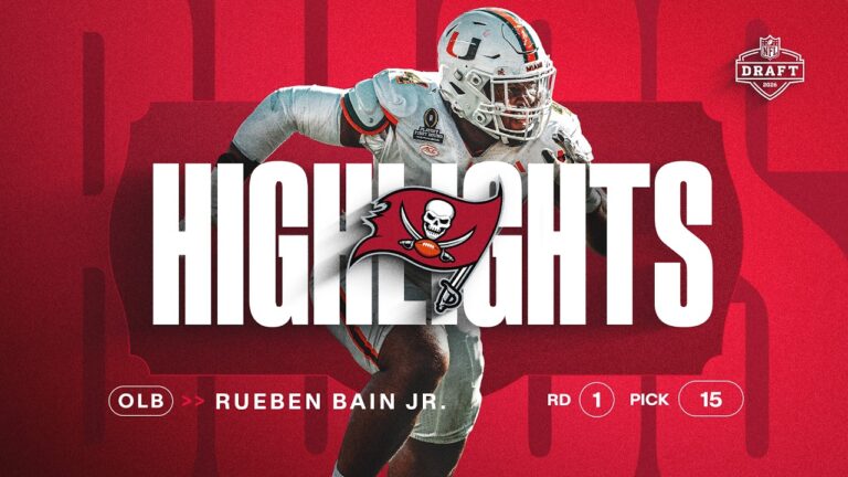 View Highlights of Rueben Bain Jr. 2026 NFL Draft Tampa Bay Buccaneers