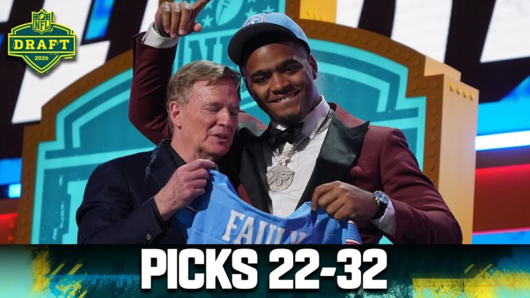 Picks 22-32: Jets make their 3rd pick of the night 2026 NFL Draft