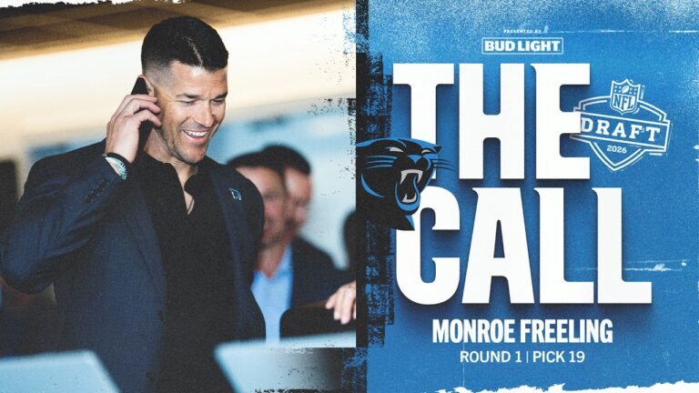 Monroe Freeling gets the call from Carolina
