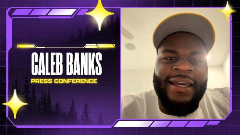 Caleb Banks Talks Being Drafted by Minnesota Vikings: I Was Hoping It Was Minnesota