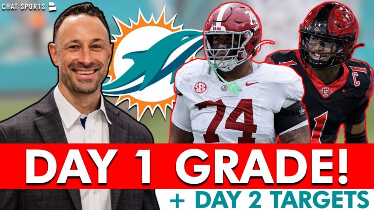 Miami Dolphins Draft Grades For Round 1 Ft. Kadyn Proctor & Chris Johnson 2026 NFL Draft