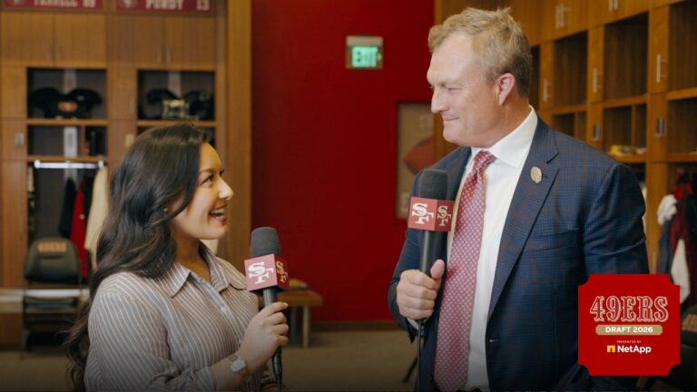 John Lynch Breaks Down Trade-Down Strategy on Night 1 of 2026 NFL Draft 49ers