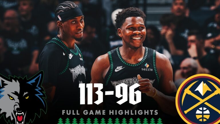 Minnesota Timberwolves Take Game 3 Vs The Denver Nuggets (113-96) 4.23.26