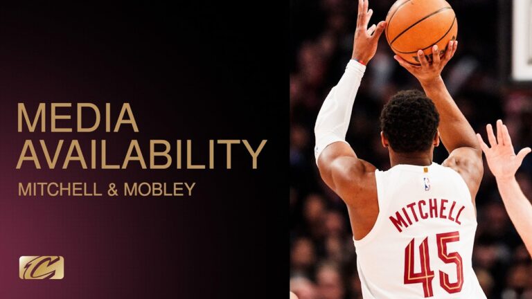 Cavs at Raptors Donovan Mitchell & Evan Mobley Post Game 04.23.2026