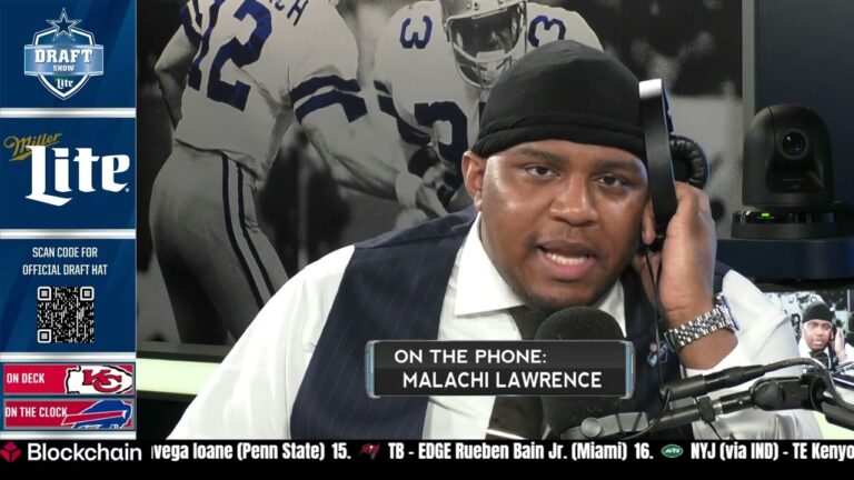 Malachi Lawrence Reacts to Being Drafted by the Dallas Cowboys Player Interviews