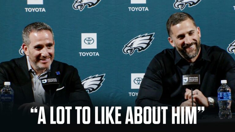 Howie Roseman & Nick Sirianni on Drafting Makai Lemon on Day 1