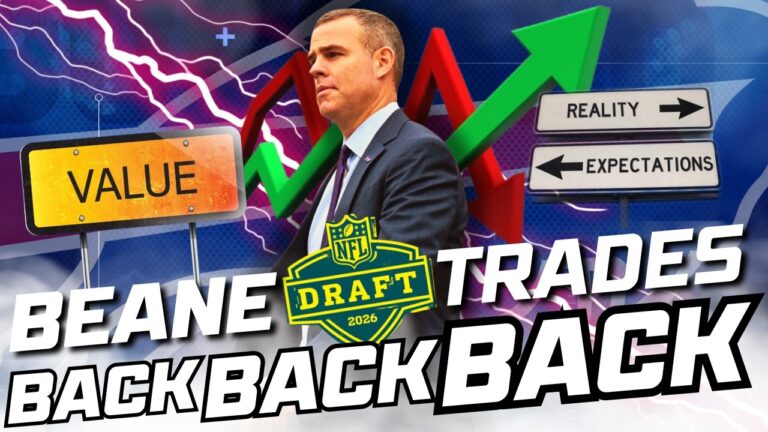 Brandon Beane TRADES BACK & Back & back: The Bills ADD draft VALUE but NO PLAYER on Night One