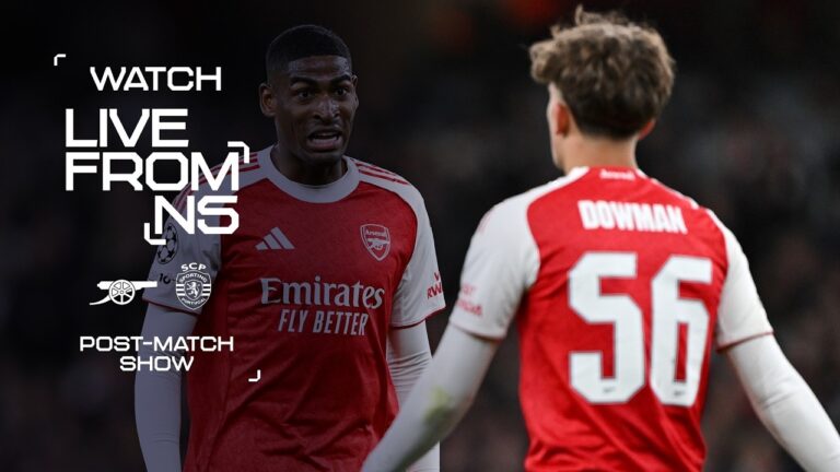 SEMI-FINALISTS AGAIN Live From N5 Arsenal 0 – 0 Sporting CP (1-0 on agg) UCL Post-match