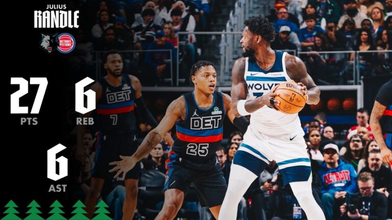 Julius Randle Scores 27 Points At Pistons 04.02.26