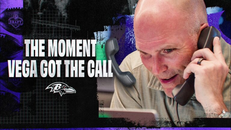 Inside the Draft Room for Vega Ioane Pick Baltimore Ravens