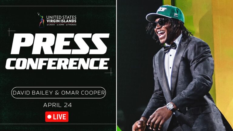 David Bailey & Omar Cooper Jr. Introductory Press Conference (4 24) New York Jets