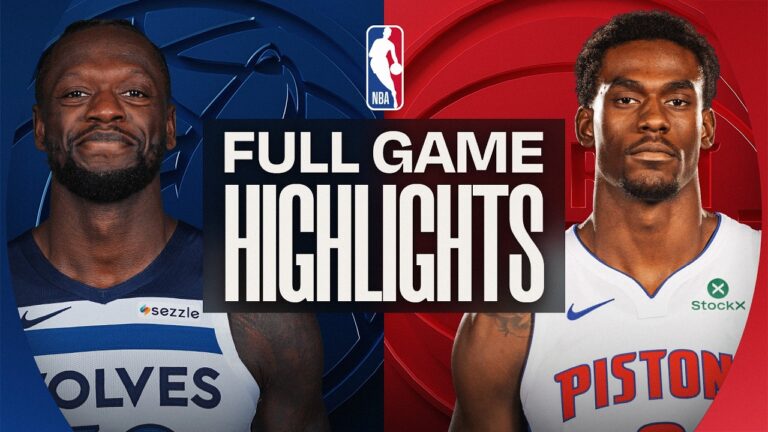 TIMBERWOLVES at PISTONS FULL GAME HIGHLIGHTS April 2, 2026