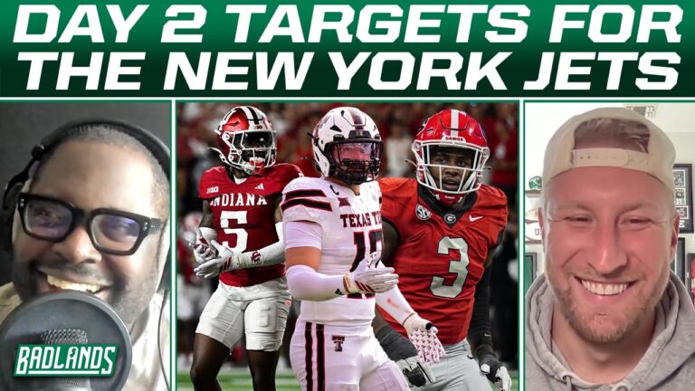 Who may the NEW YORK JETS target on DAY 2 of the NFL Draft?! (FULL BADLANDS)